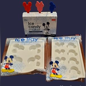Mickey Mouse Ice Trays and popsicle maker